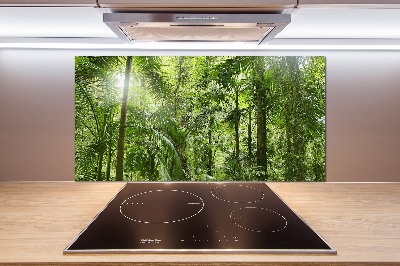 Crédence de cuisine en verre Forêt tropicale