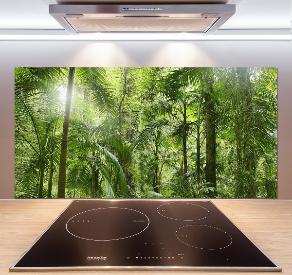 Crédence de cuisine en verre Forêt tropicale