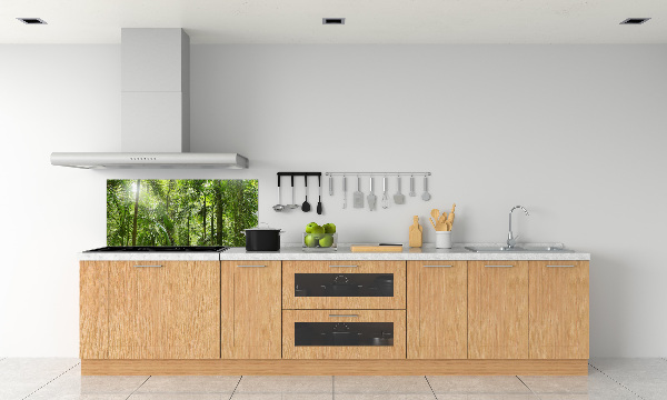 Crédence de cuisine en verre Forêt tropicale