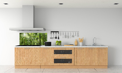 Crédence de cuisine en verre Forêt tropicale