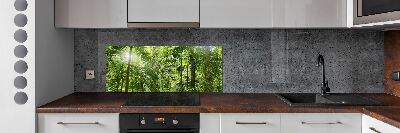 Crédence de cuisine en verre Forêt tropicale