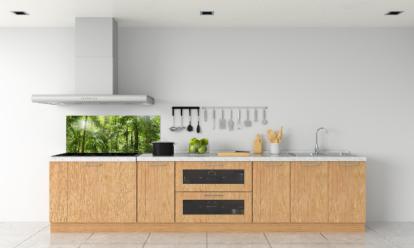 Crédence de cuisine en verre Forêt tropicale
