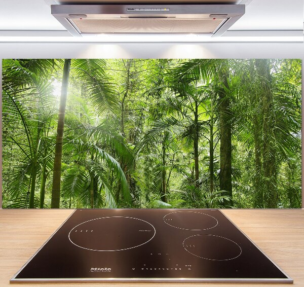 Crédence de cuisine en verre Forêt tropicale