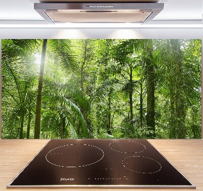 Crédence de cuisine en verre Forêt tropicale