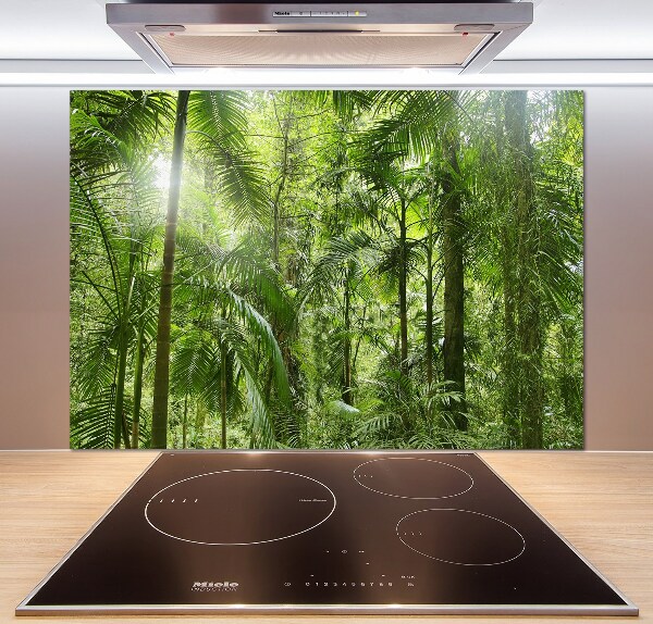 Crédence de cuisine en verre Forêt tropicale