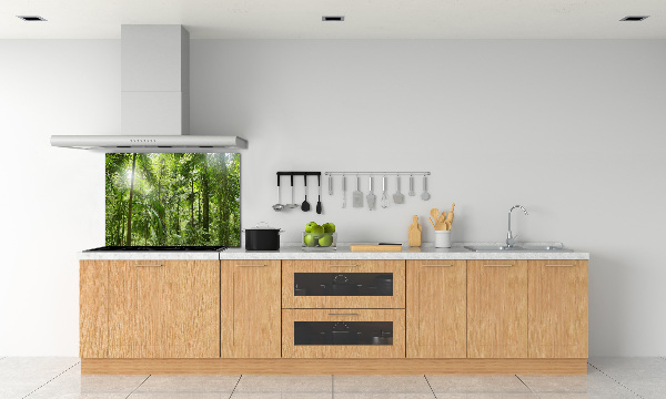 Crédence de cuisine en verre Forêt tropicale