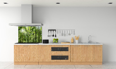 Crédence de cuisine en verre Forêt tropicale
