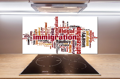 Crédence de cuisine Immigration