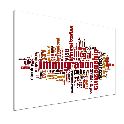 Crédence de cuisine Immigration