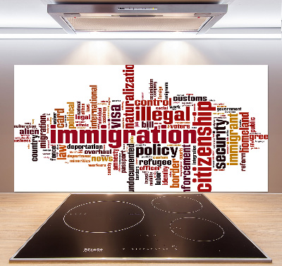 Crédence de cuisine Immigration