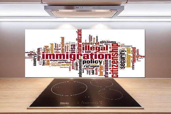 Crédence de cuisine Immigration