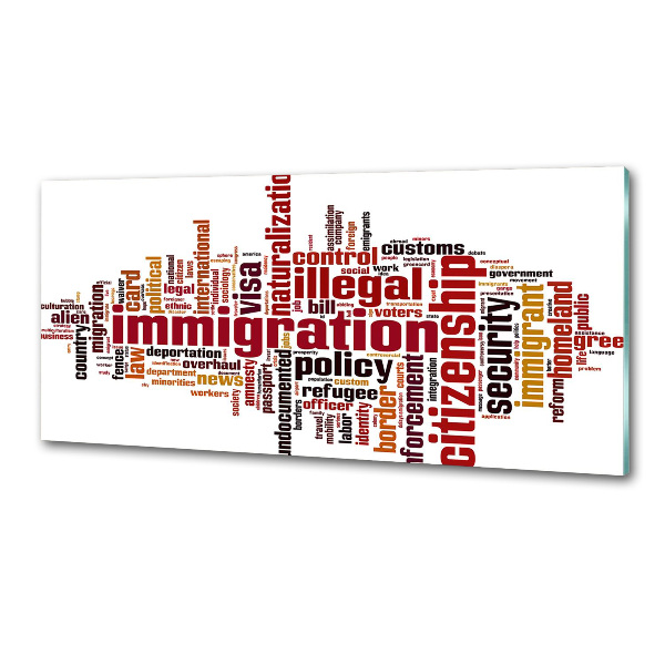Crédence de cuisine Immigration