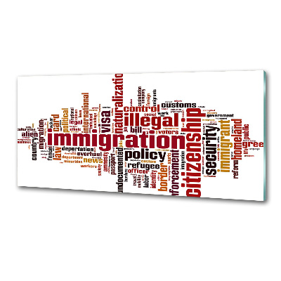 Crédence de cuisine Immigration