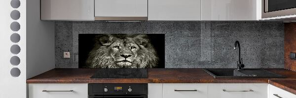 Panneaux muraux cuisine Lion