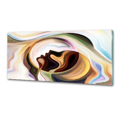 Crédence en verre avec motif Abstraction