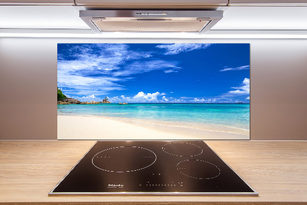 Crédence cuisine en verre Plage exotique