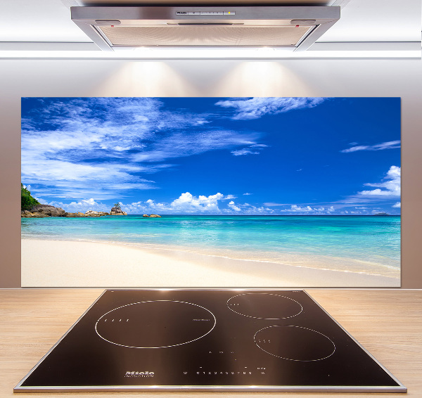 Crédence cuisine en verre Plage exotique