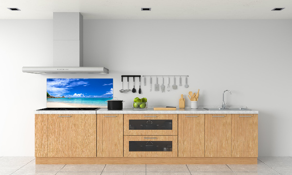 Crédence cuisine en verre Plage exotique