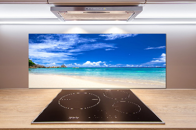 Crédence cuisine en verre Plage exotique