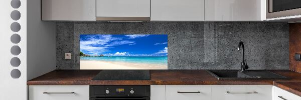Crédence cuisine en verre Plage exotique