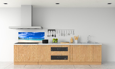 Crédence cuisine en verre Plage exotique