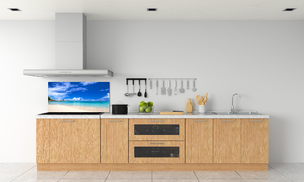 Crédence cuisine en verre Plage exotique