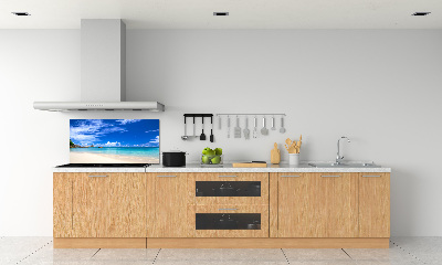 Crédence cuisine en verre Plage exotique
