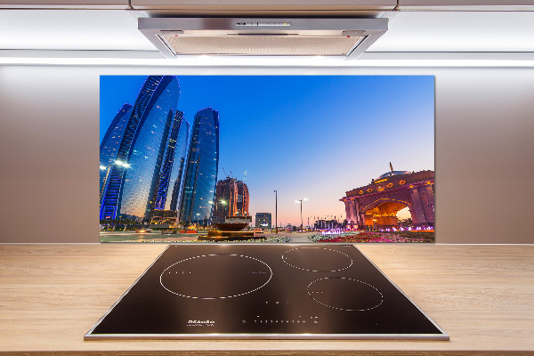 Panneaux muraux cuisine Les rues d'Abu Dhabi