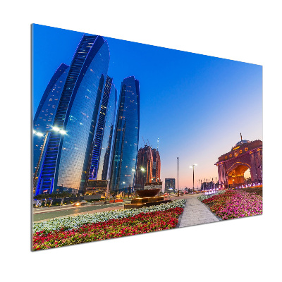 Panneaux muraux cuisine Les rues d'Abu Dhabi