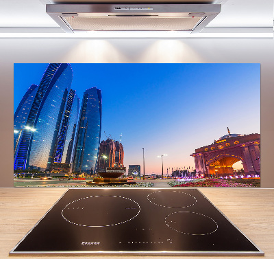 Panneaux muraux cuisine Les rues d'Abu Dhabi