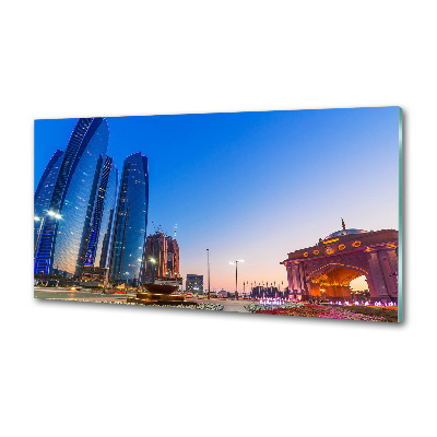 Panneaux muraux cuisine Les rues d'Abu Dhabi