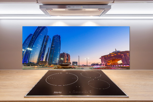Panneaux muraux cuisine Les rues d'Abu Dhabi