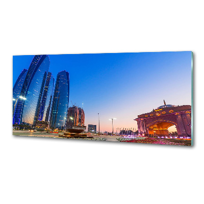 Panneaux muraux cuisine Les rues d'Abu Dhabi