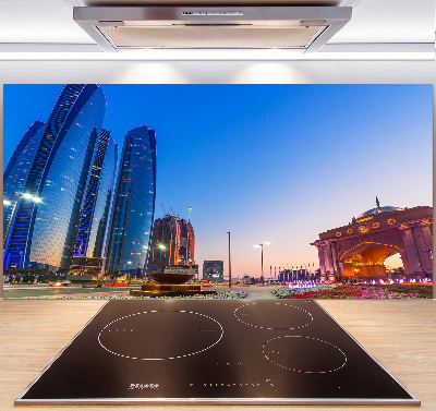 Panneaux muraux cuisine Les rues d'Abu Dhabi
