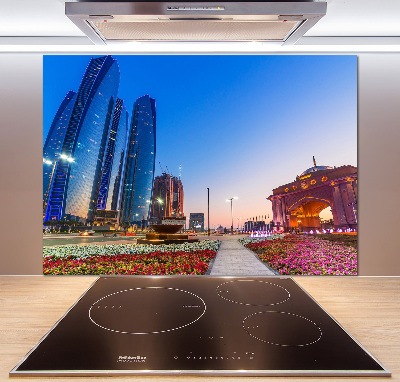 Panneaux muraux cuisine Les rues d'Abu Dhabi