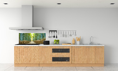 Panneau crédence cuisine Forêt de bambous