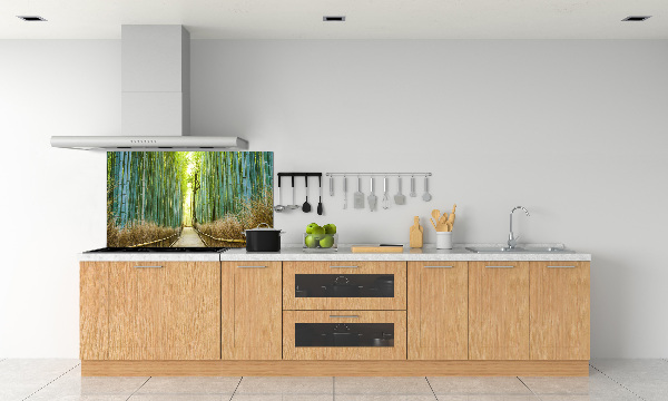 Panneau crédence cuisine Forêt de bambous