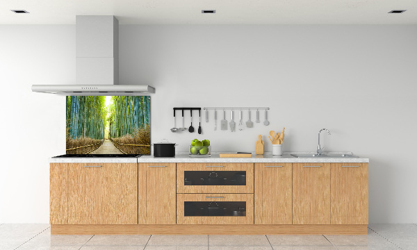 Panneau crédence cuisine Forêt de bambous