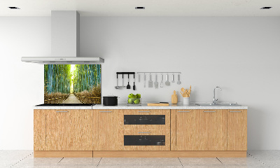 Panneau crédence cuisine Forêt de bambous