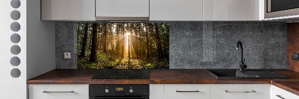 Crédence en verre avec motif Lumière du soleil