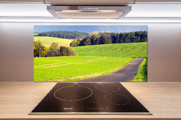 Panneau pour cuisine Route de campagne