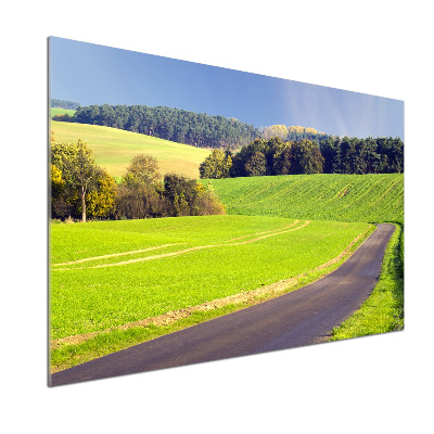 Panneau pour cuisine Route de campagne