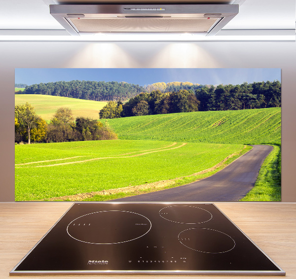 Panneau pour cuisine Route de campagne