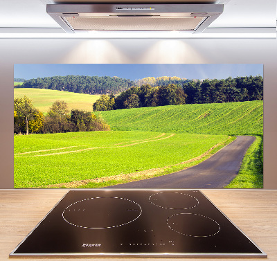Panneau pour cuisine Route de campagne