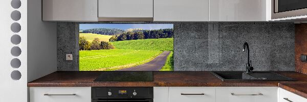 Panneau pour cuisine Route de campagne
