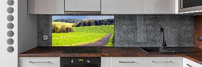 Panneau pour cuisine Route de campagne
