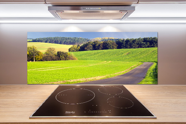 Panneau pour cuisine Route de campagne