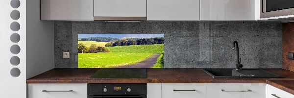 Panneau pour cuisine Route de campagne