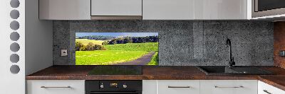 Panneau pour cuisine Route de campagne