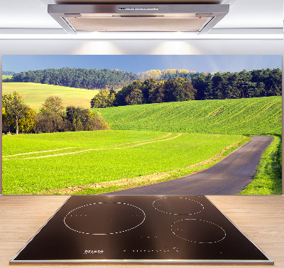 Panneau pour cuisine Route de campagne